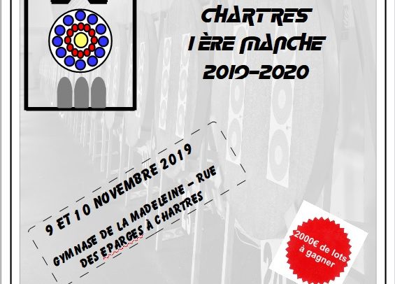 Open CVL – Première manche : les 9 et 10 novembre 2019 à Chartres Open CVL – Première manche : les 9 et 10 novembre 2019 à Chartres